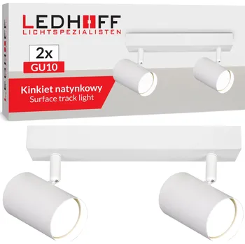 Halogenové svítidlo 2x GU10 Stropní svítidlo Bílé Nástěnné svítidlo nástěnný SPOT LED