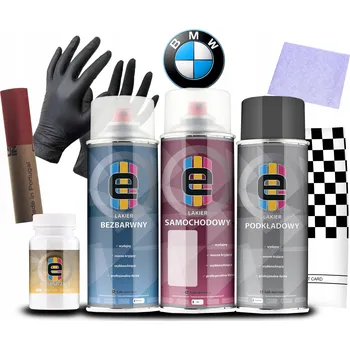 autokoberec KOMPLETNÍ OPRAVNÁ SADA AUTOLAKU BMW VŠECHNY BARVY VE SPREJI