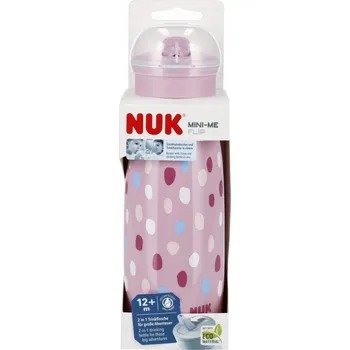 Kojenecká láhev NUK Hrneček 450 ml 12m+ Mini-Me Flip růžový 10751546