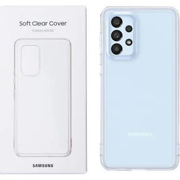 Pouzdro na mobilní telefon Zadní Kryt Samsung pro Samsung Galaxy A33 Soft Clear Cover bezbarvý