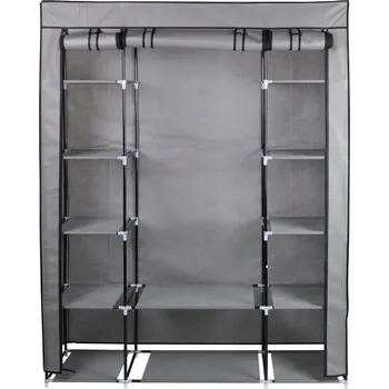 Šatní skříň Šatní skříň Saska garden 1028873 133 x 175 x 43 cm odstíny šedé