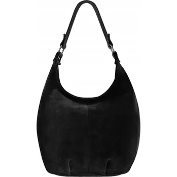 Kabelka Vera Pelle kabelka z pravé kůže černá