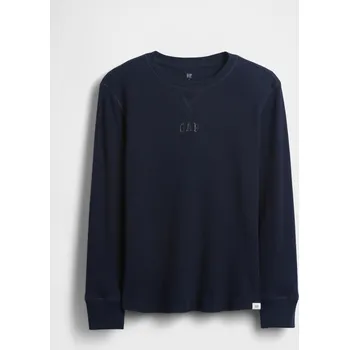 Chlapecké tričko GAP Chlapecké Dětské tričko s vaflovým vzorem GAP Modrá XL (2967479)