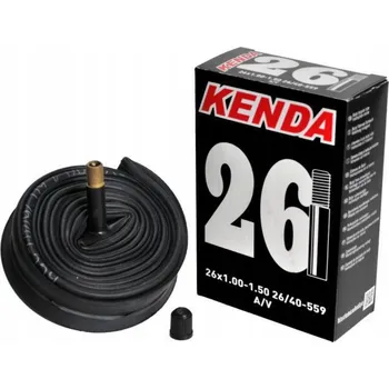 Duše na kolo Kenda 26x1,0-1,50 AV 35mm duše s auto ventilkem pro silniční kola 1,20 1,35 1,40 1,45