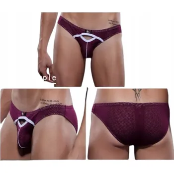 Slipy Pánské slipy se síťkou a vykrojením - XL