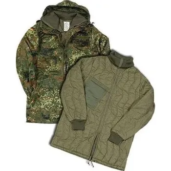 Ochranné vybavení na lov a střelbu Bundeswehr Bunda BW s kapucí a vložkou FLECKTARN velikost: 13 + Doprava zdarma na další nákup