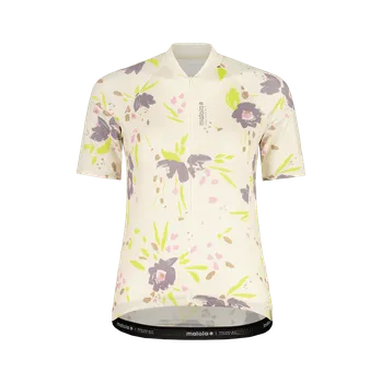 cyklistický dres Maloja Dámský cyklistický dres VilsaM. AOP 1/2 2025 Bílá S Dámské