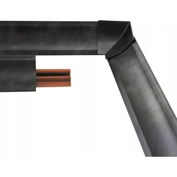 soklová lišta Přechodová lišta k pracovní desce 1,5 m – tmavý beton, dokončovací