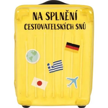 Pokladnička Albi Pokladnička keramická - Cestovatelské sny