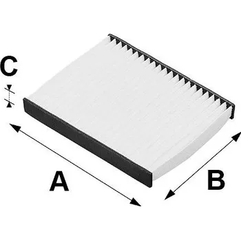 Ventilátor topení a klimatizace Filtr, vzduch v interiéru VALEO 698680
