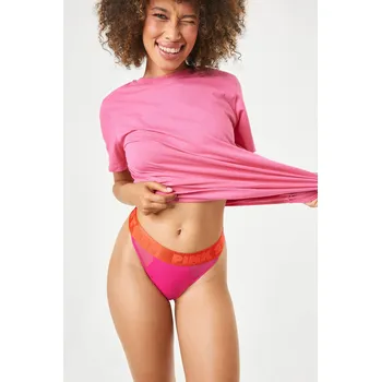 Kalhotky Tanga PINK STORM Fizzy se zvýšeným pasem