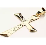 Přívěsek žluté zlato 585 kříž 43-22141