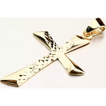 Přívěsek Přívěsek žluté zlato 585 kříž 43-22141