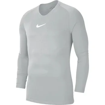 Pánské tričko Šedé pánské tričko Nike Dry Park First Layer Longsleeve AV2609-057 Velikost: S