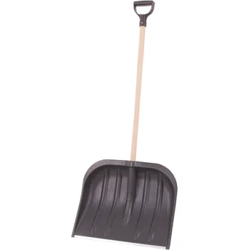 Hrablo na sníh Hrablo Pl hobby 49cm černé/dř.násada