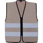 Korntex Výstražná reflexní vesta Cologne s předním zipem Barva: Šedá, Velikost: L KX217