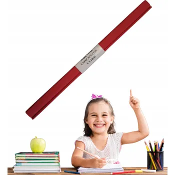 Obraz Bibuła Marszczona Krepina do Szkoły pro děti do domu Tmavě červená