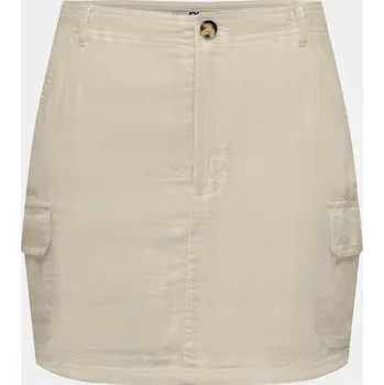 Dámská sukně Only Dámská Sukně mini ONLY-15310982 ONLMALFY-CARO OXFORD TAN Béžová