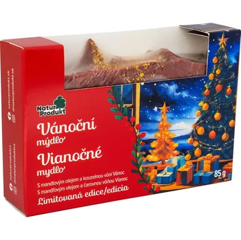 Mýdlo Naturprodukt Vánoční mýdlo s kouzelným aroma a zlatavými třpytkami