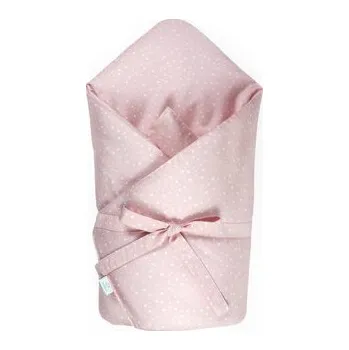 Dětský pokoj Zavinovačka SOFTELLO - svetloružová bodka - Perie