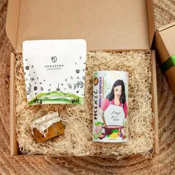 Dárkový potravinový koš Dárkový balíček NA DOBRÉ RÁNO