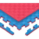 inSPORTline Puzzle tatami podložka Sazegul 100x100x2 cm červeno-modrá, vzor 5 proužků