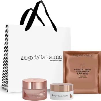 Kosmetická sada Diego dalla Palma Dárkový set Icon Time II. Korekční oční krém a zlatý zpevňující krém maska
