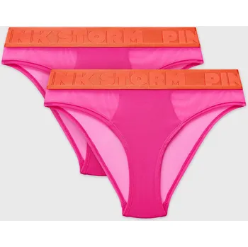 Dámské plavky 2PACK Bikiny kalhotky PINK STORM Fizzy