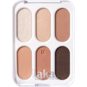 Přípravek na oči Laka Forever6 Eye Palette paletka očních stínů odstín 04 Tan Peach 7 g