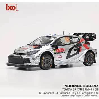 autíčko Toyota GR Yaris Rally1 - Rally de Portugal 2025 #69 Rovanperä - Halttunen 1:18 IXO