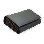 Arwel Kožená číšnická peněženka s kapsami na kreditní karty - česká výroba; černá