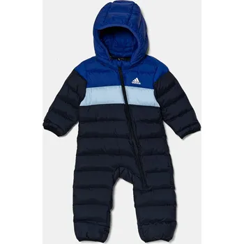 Kojenecký overall Dětský overal adidas I SNOWSUIT tmavomodrá barva, IV9513 59X, vel. 68