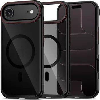 Tech-Protect | Tech-Protect MagHybrid MagSafe kryt na iPhone 17 Air, černý / červený