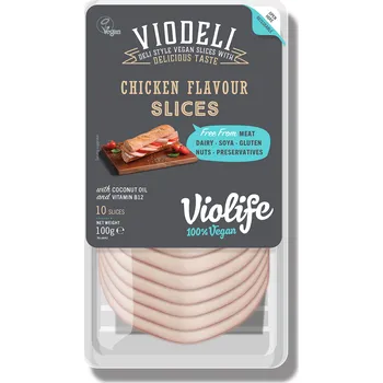 CZ distribuce VIOLIFE Viodeli plátky s kuřecí příchutí 100 g