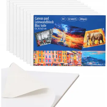 Obraz Malířské Malířské Plátno 21 cm x 30 cm Coloree 10 ks