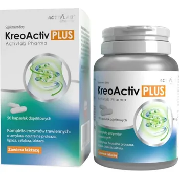 Activlab Pharma KreoActiv PLUS, Trávicí enzymy - 50 kapslí