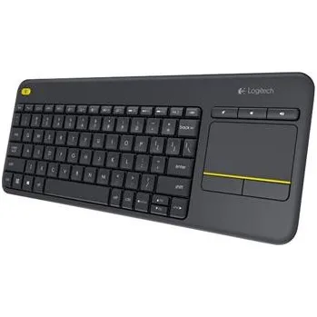 Klávesnice Logitech Wireless Touch Keyboard K400 Plus - CZ - klávesnice bezdrátová, USB, černá