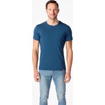 CityZen Davos pánské tričko slim fit modrozelené S