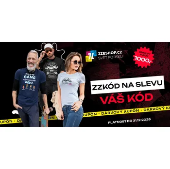 Dárkový potravinový koš Dárkový kupón 1000,- - skvělý dárek na poslední chvíli