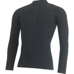 Lasting MAZOL pánské merino triko dlouhý rukáv černá S/M