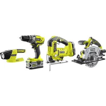Sada nářadí Ryobi R18CK4A-252S AKU 18 V SET + Sada plochých klíčů 6 ks - 6-17 mm v hodnotě 179,-