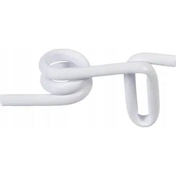 Ohradník Průchozí izolátor Ako pro pásky, bílý