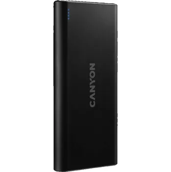 Powerbanka Canyon PB-10006B, 10000 mAh, Micro USB/USB-C (CNE-CPB1006B) černá