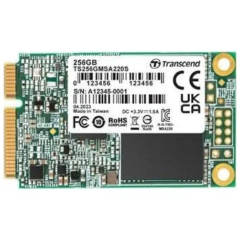 SSD disk TRANSCEND 256GB mSATA SSD SATA3 3D TLC