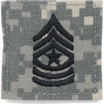 Armáda U.S. Nášivka hodnosti SERGEANT MAJOR ARMY ACU DIGITAL