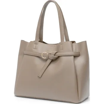 Kabelka PUCCINI shopper kabelka eko kůže béžová