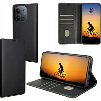 Pouzdro na mobilní telefon Flipové pouzdro Bama pro Xiaomi Redmi 15C, černé