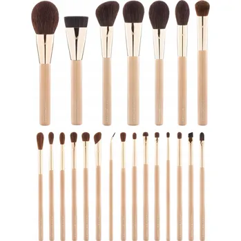 Kosmetický štětec Many Brushes Caramel Zestaw 22 profesionálních štětců na make-up