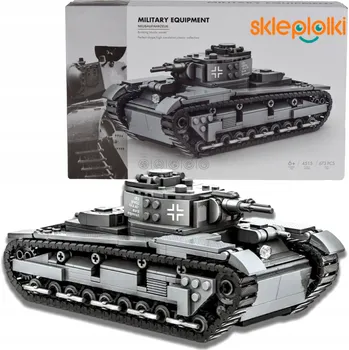 ostatní stavebnice STAVEBNICE BOJOVÝ TANK TĚŽKÝ SET PRO DĚTI MILITARIA MODEL