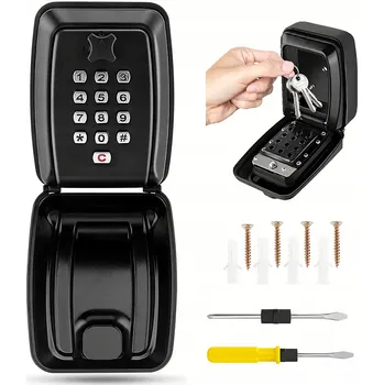 Železářství Kovový sejf na klíče - skříňka se zámkem na kód, voděodolný